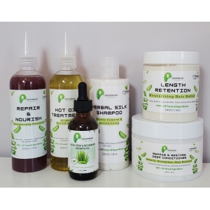 HEALTHY HAIR GROWTH & ITCHY SCALP BUNDLE- For Stronger Longer, Nourished Hair