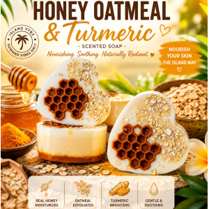 Honey Oatmeal & Turmeric Soap
