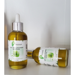 ALOEVA AND ROSEMARY HAIR GROWTH OIL 5oz
